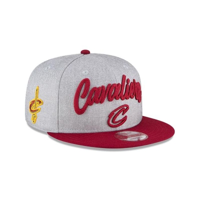 Cleveland Cavaliers Gorra | New Era Official NBA Draft 9fifty Snapback Cap Mexico - Grises